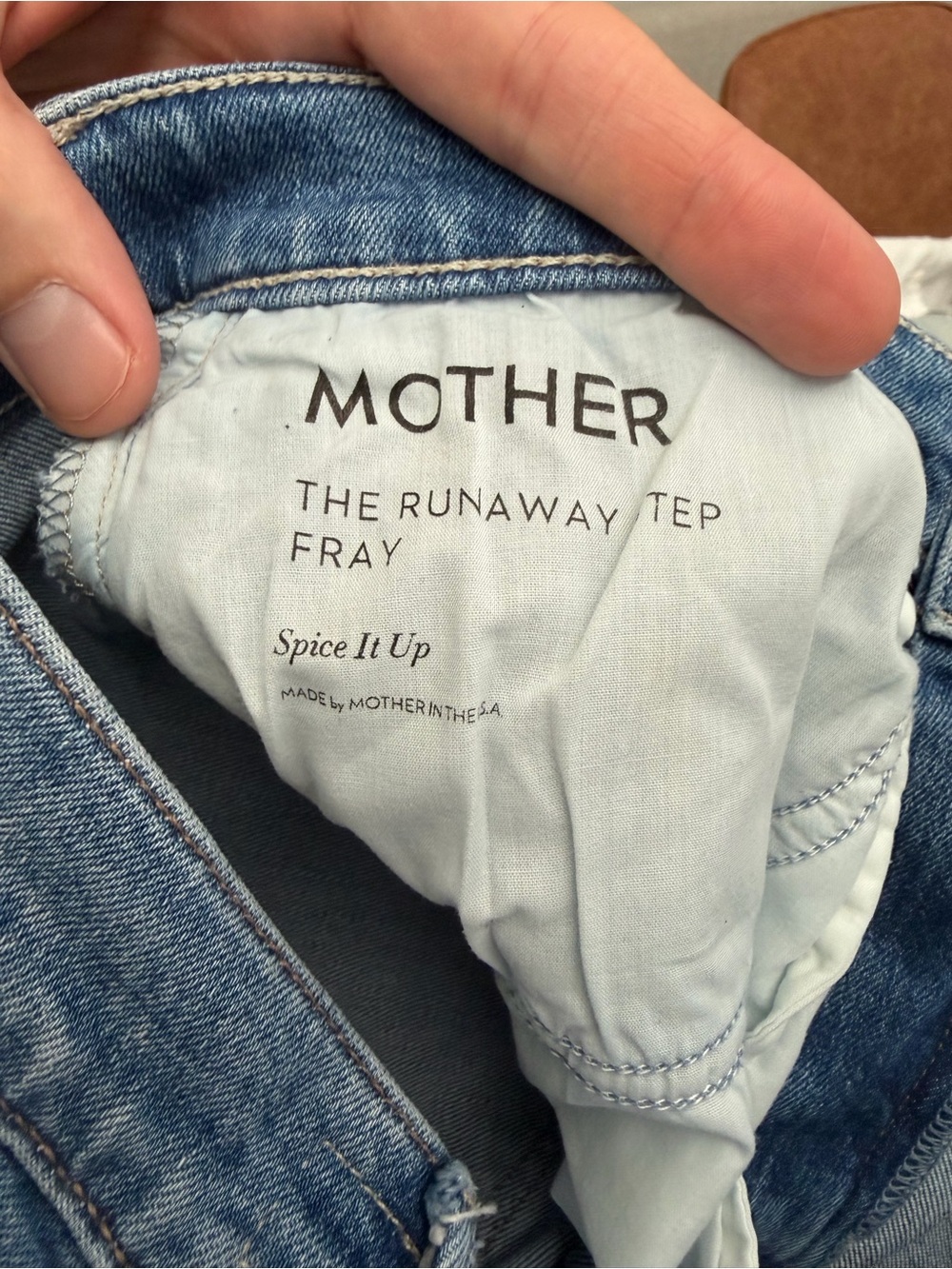 MOTHER Denim - The Runaway Step Fray in Spice it Up - Picture 5 of 9